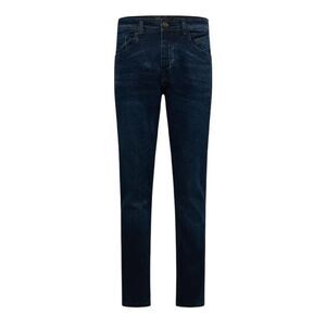 Crosshatch Mens Plain Slim Jeans / Dark Wash